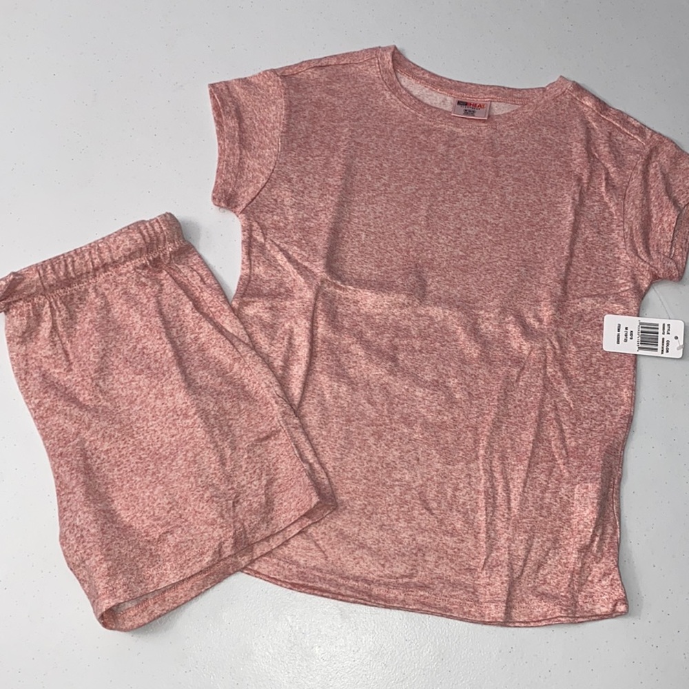 32 Degrees Heat Girl’s Sleep Lounge Wear 2 Piece Pink Set Size M (10/12) NWT